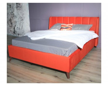 Кровать Мягкая Betsi 1600 оранж с подъемным механизмом