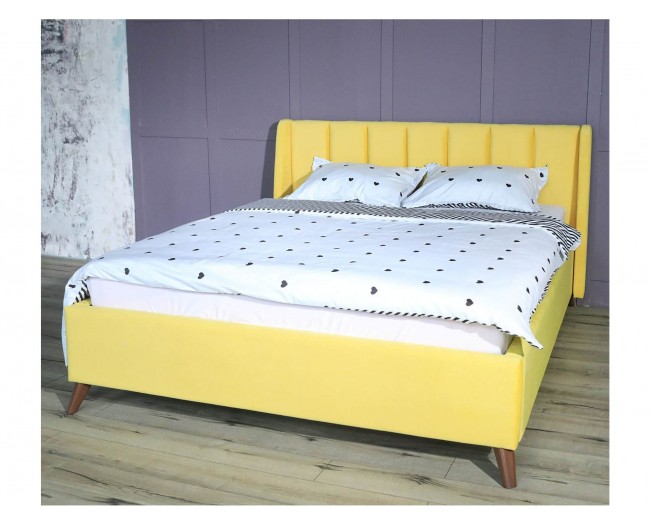 Комплект для сна Betsi 1600 желтая с подъемным механизмом фото