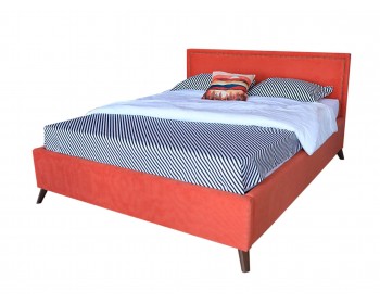 Кровать Мягкая Melani 1600 оранж ортопед.основание с ом PR