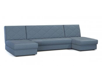 Диван угловой П-образный Баден 369 угловой Синий