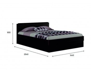 Двуспальная кровать "Николь ЭКО узор" 1600 с подъемным