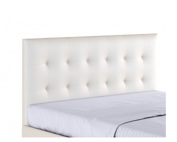 Мягкая интерьерная кровать "Селеста" 1б00 белая