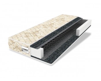 Мягкая интерьерная кровать "Селеста" 1600 белая с матрасом ГОСТ