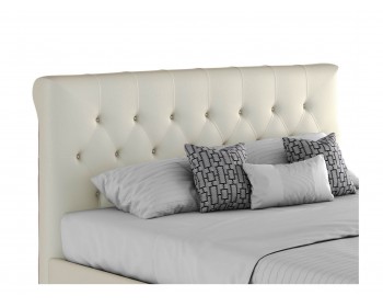 Мягкая интерьерная кровать "Амели" 1400 белая