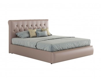 Мягкая двуспальная кровать "Амели" 140х200 с подъемным