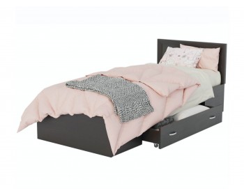 Кровать Адель 900 с багетом, ящиком и ортопедическим ом PR