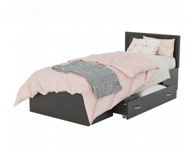 Кровать Адель 900 с багетом, ящиком и ортопедическим ом PR фото
