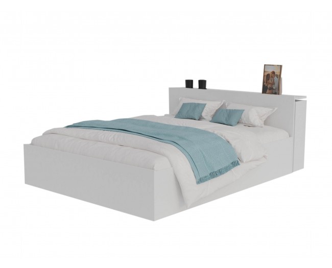 Кровать Доминика с блоком 160 (Белый) фото