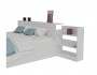 Кровать Доминика с блоком и ящиками 160 (Белый) с ом PROMO фото