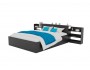 Кровать Доминика с блоком 140 (Венге) с ом PROMO B COCOS фото