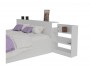 Кровать Доминика с блоком 140 (Белый) с ом АСТРА недорого