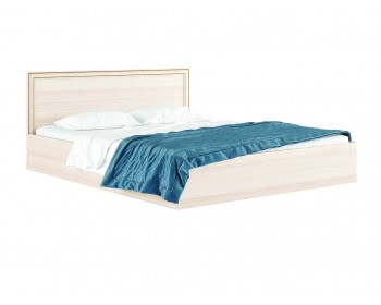 Двуспальная кровать "Виктория-Б" с багетом 1600 дуб
