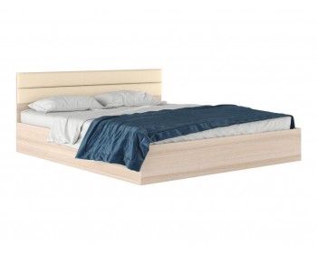 Двуспальная кровать "Виктория МБ" с мягким изголовьем