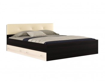 Двуспальная кровать "Виктория ЭКО-П" 1800 с изголовьем из