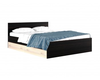 Двуспальная кровать "Виктория" 160 см. с ящиком и матрасом