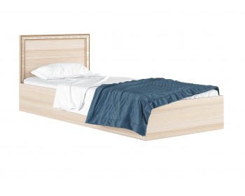Кровать Односпальная "Виктория-Б" 900 с багетом дуб с