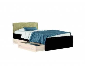 Кровать Полутороспальная Виктория-П 120 с ящиками, подушкой и