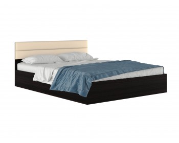 Двуспальная кровать "Виктория МБ" 160 см. венге с