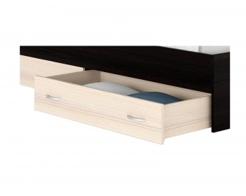 Кровать "Виктория-МБ" 1400 с мягким изголовьем и ящик