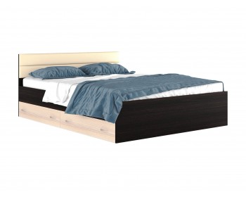Двуспальная кровать "Виктория МБ" 1600 с ящиками и