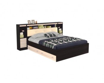 Двуспальная кровать "Виктория ЭКО-П" 1400 с мягким блоком