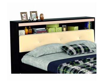 Двуспальная кровать "Виктория ЭКО-П" 1600 с мягким