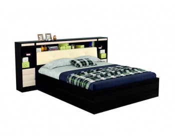 Двуспальная кровать "Виктория ЭКО-П" 180 с мягким блоком