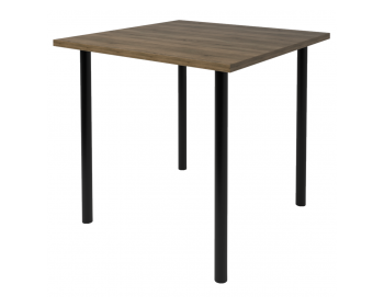 Обеденный стол Стиль-F СТ5 квадрат (СТЛ1, ОС1-F)/ДСП,HPL пластик/80()*80*7