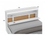 Кровать Виктория ЭКО-П белая 140 с блоком, ми и ящиками с от производителя