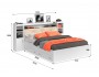 Кровать Виктория ЭКО-П белая 160 с блоком, ми и ящиками с от производителя