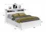 Кровать Виктория белая 160 с блоком и ом PROMO B COCOS фото