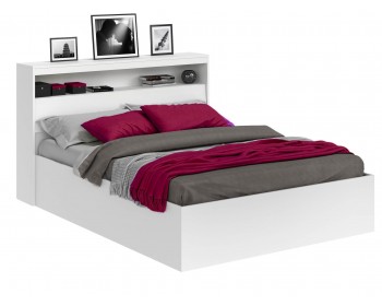 Кровать Виктория белая 180 с блоком и матрасом PROMO B COCOS