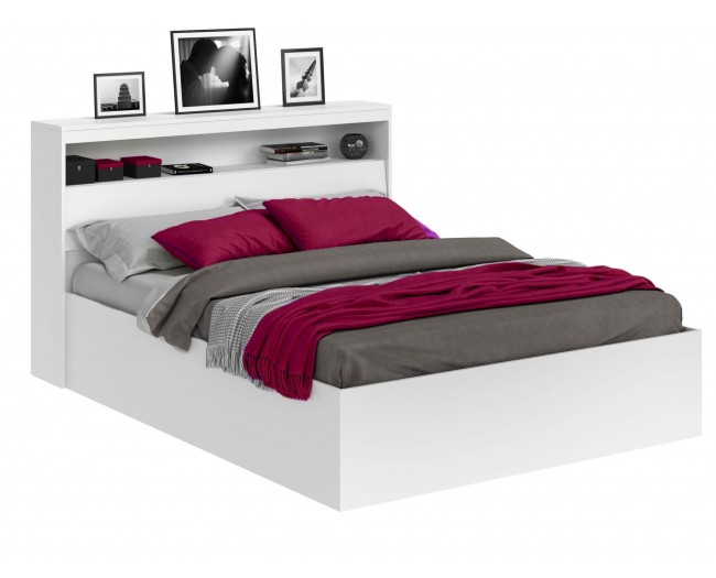 Кровать Виктория белая 180 с блоком и ом PROMO B COCOS фото