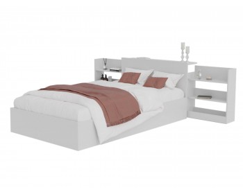 Кровать Доминика с блоком 120 (Белый) с ом ГОСТ
