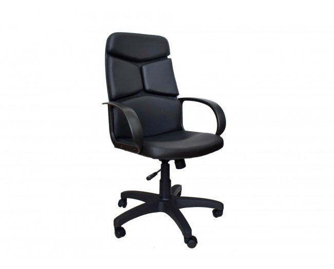 Кресло руководителя Office Lab comfort-2572 Эко кожа Черный фото