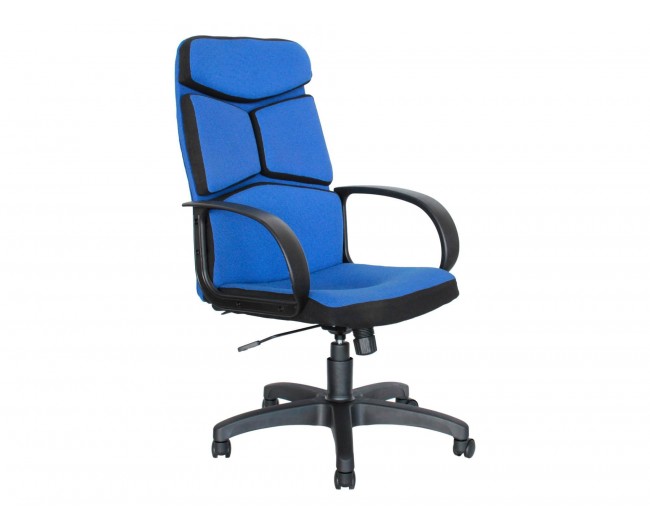 Кресло руководителя Office Lab comfort-2572 Ткань Синий фото
