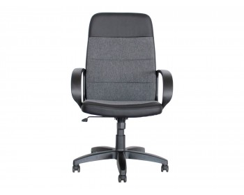 Кресло Офисное Office Lab standart-1581 Эко кожа черный / ткань