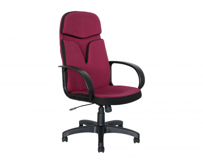 Кресло руководителя Office Lab comfort-2562 Ткань Бордовый фото