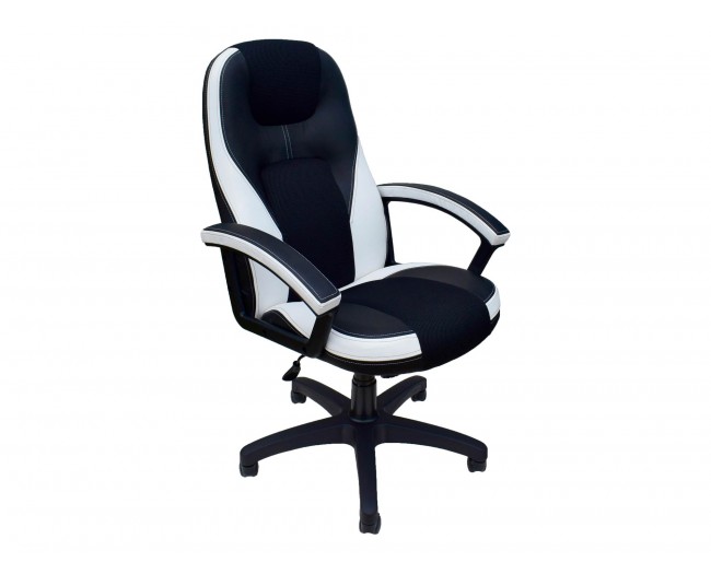 Кресло руководителя Office Lab comfort-2082 Черный/Белый фото