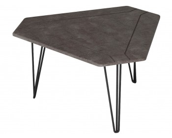 Журнальный стол ТЕТ 450 серый бетон