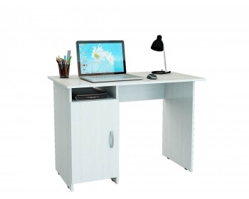 Компьютерный стол письменный Милан-8 (0120) белый
