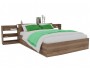 Кровать Доминика с блоком и ящиком 140 (Дуб Золотой) фото
