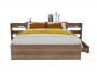 Кровать Доминика с блоком и ящиком 160 (Дуб Золотой) с ом  от производителя