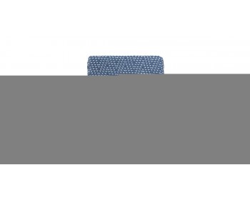 Плед Романтика (Твист, сине-белый)