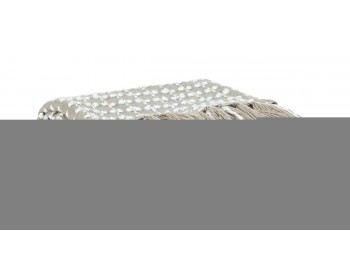 Плед Романтика (Букле, бежево-белый)