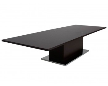 Кухонный стол -трансформер Левмар Slide WE венге/ опоры нерж.сталь