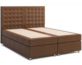 Кровать Box Spring 2в1 с матрасами и зависимым пружинным блоком