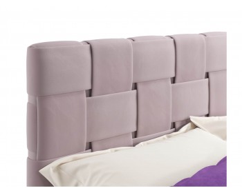 Мягкая кровать Tiffany 1600 лиловая с подъемным механизмом