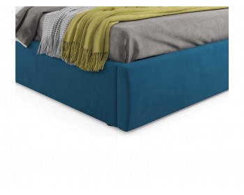 Кровать Мягкая Ameli 1400 синяя с подъемным механизмом