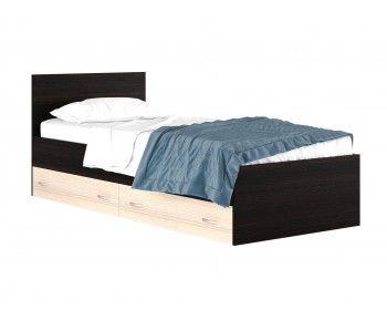 Комплект для сна Виктория 900 с односпальной кроватью и ящиками (Ве